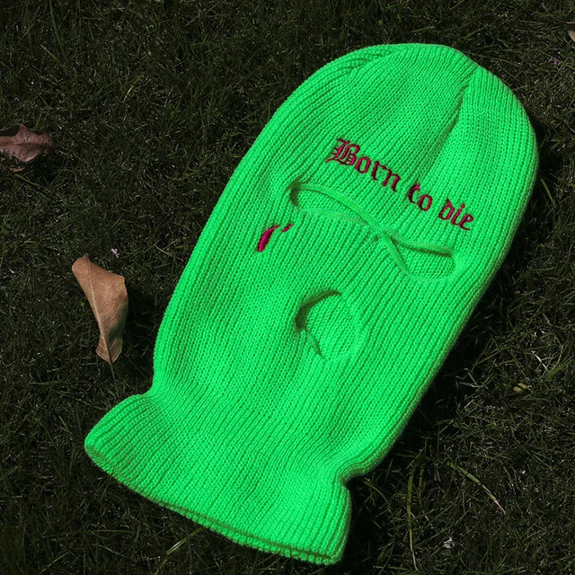 Skull Scratch Embroidery Balaclava Mask Hat Winter Mask Halloween Caps For Party Motorcycle Bicycle Ski Cycling cool Skull Masks