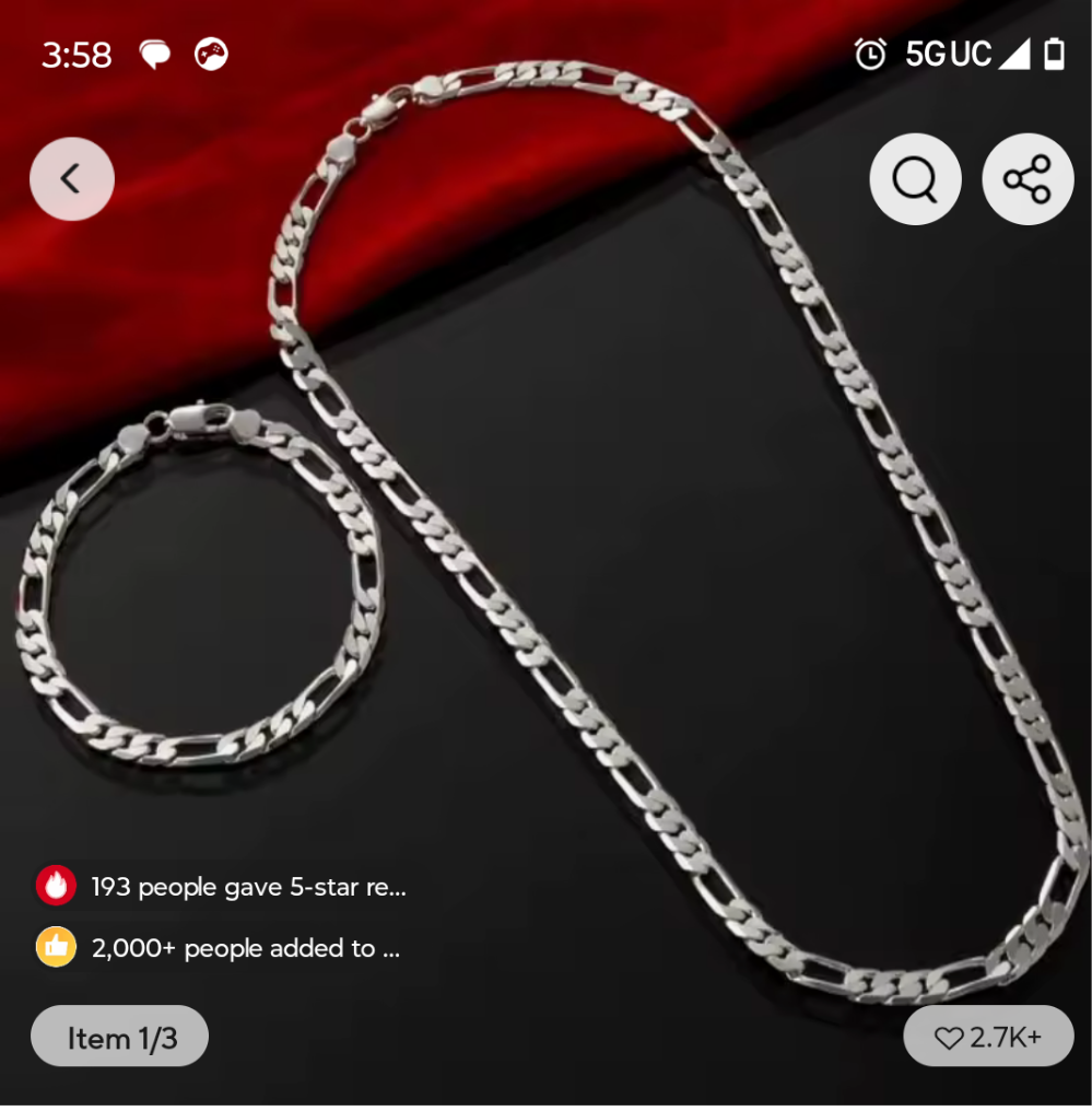 925 Sterling silver set